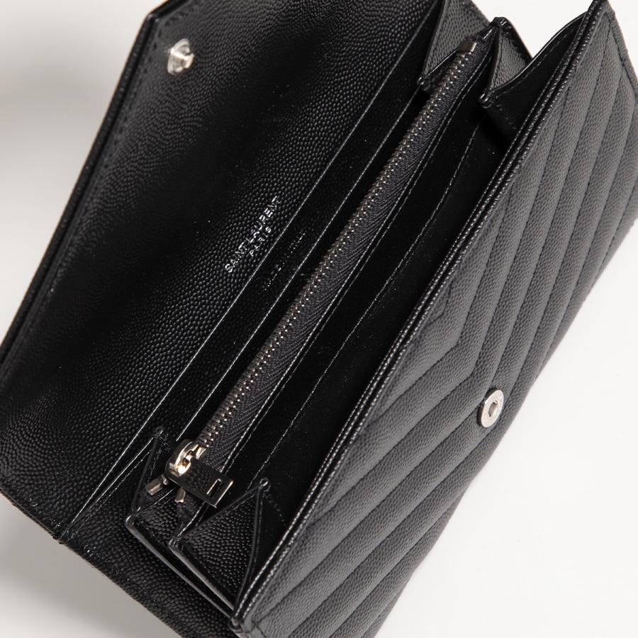 SAINT LAURENT サンローラン 二つ折り長財布 372264 BOW01 レディース