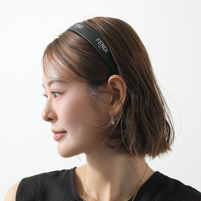 FENDI（フェンディ） カチューシャ FXQ978 ANDR レディース ラムレザー