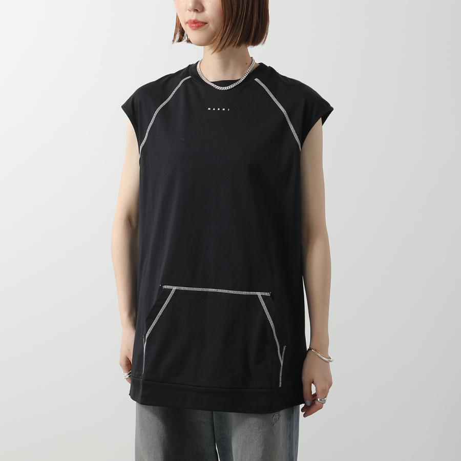 美品　マルニ【MARNI】お洒落ノースリーブ アウトレット】【ラスト1点】MARNI マルニ ノースリーブTシャツ