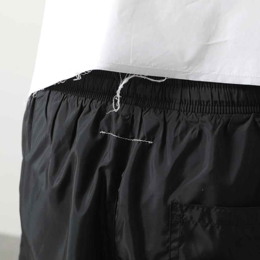 MM6 黒 コットン混紡 ショートパンツ 16 MM6 パンツ Maison Margiela(エムエムシックス メゾン