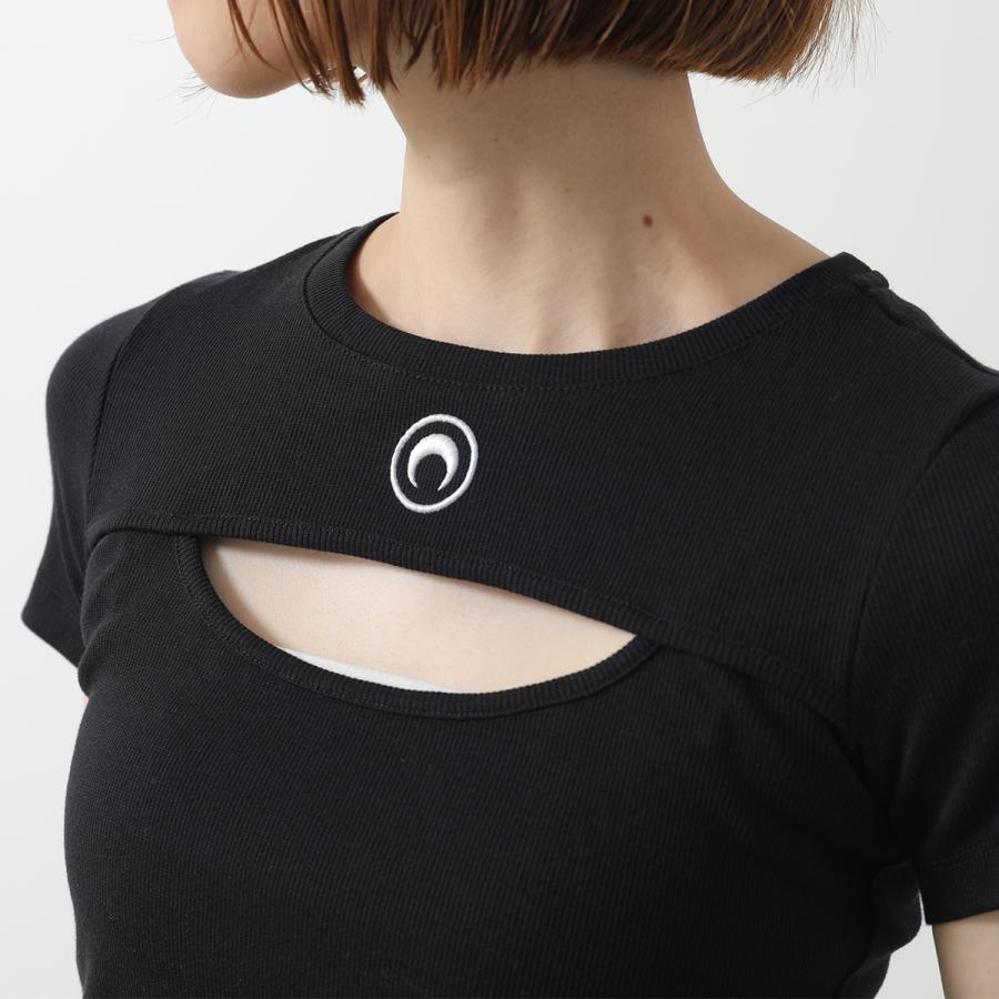 MARINE SERRE（マリーンセル） マリーン セル 半袖 Tシャツ MOON LOGO