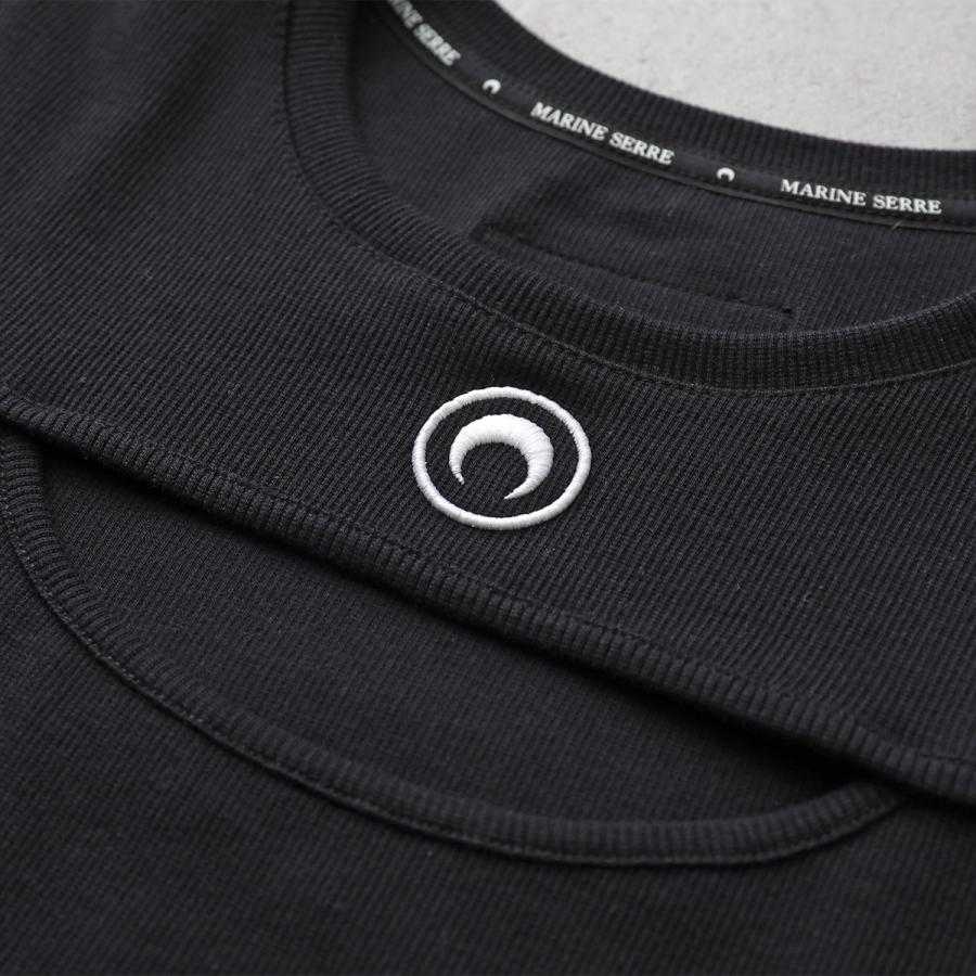 MARINE SERRE（マリーンセル） マリーン セル 半袖 Tシャツ MOON LOGO