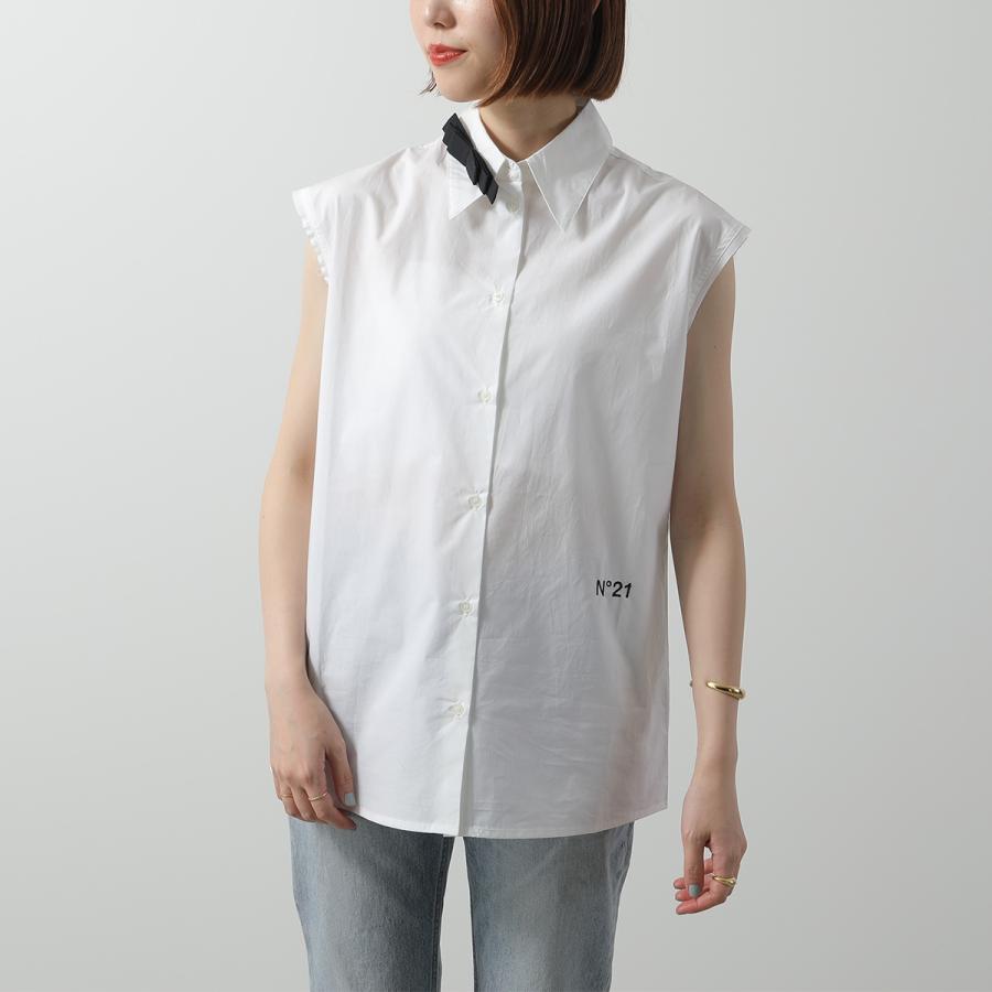 【未使用品】ヌメロヴェントゥーノ ノースリーブ カットソー 40 レディース N°21（ヌメロヴェントゥーノ） Tシャツ F021 4157 レディース 半袖