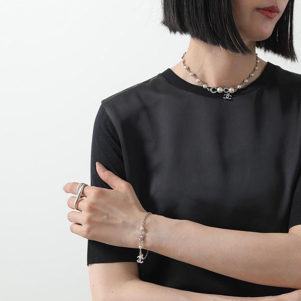 CHANEL シャネル ブレスレット ビジュー シルバー CHANEL シャネル ブレスレット ビジュー シルバー