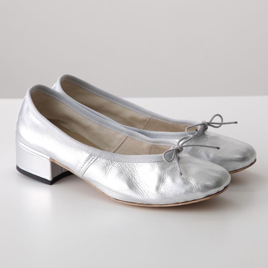 PORSELLI ポルセリ パンプス BALLERINE 95LAMINATA HEEL 3CM レディース バレエシューズ リボン ラウンドトゥ シューズ 靴 16の画像