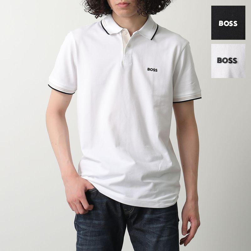 未使用級 BOSS ヒューゴボス 現行タグ ロゴ刺繍 ポロシャツ L HUGO BOSS ヒューゴボス 現行タグ 刺繍 ポロシャツ メンズ XXL