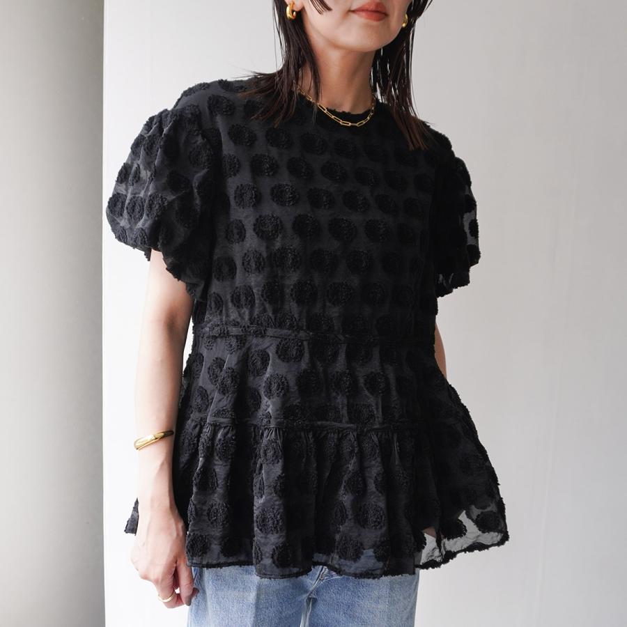 Sono（ソーノ） ブラウス S243BV040 レディース シアー ジャカード