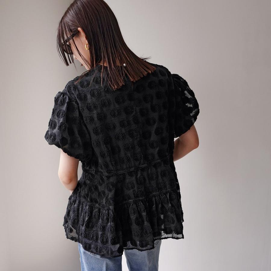 Sono（ソーノ） ブラウス S243BV040 レディース シアー ジャカード