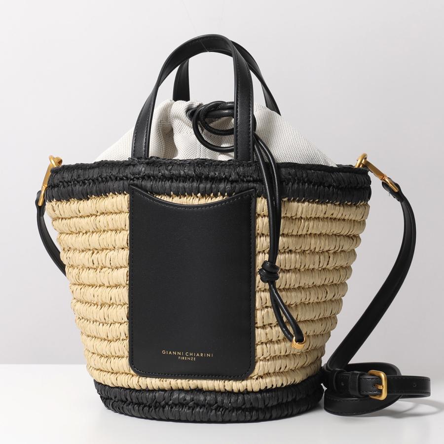 GIANNI CHIARINI カゴバック　新品同様 GIANNI CHIARINI ジャンニキアリーニ ハンドバッグ MAE M マエ