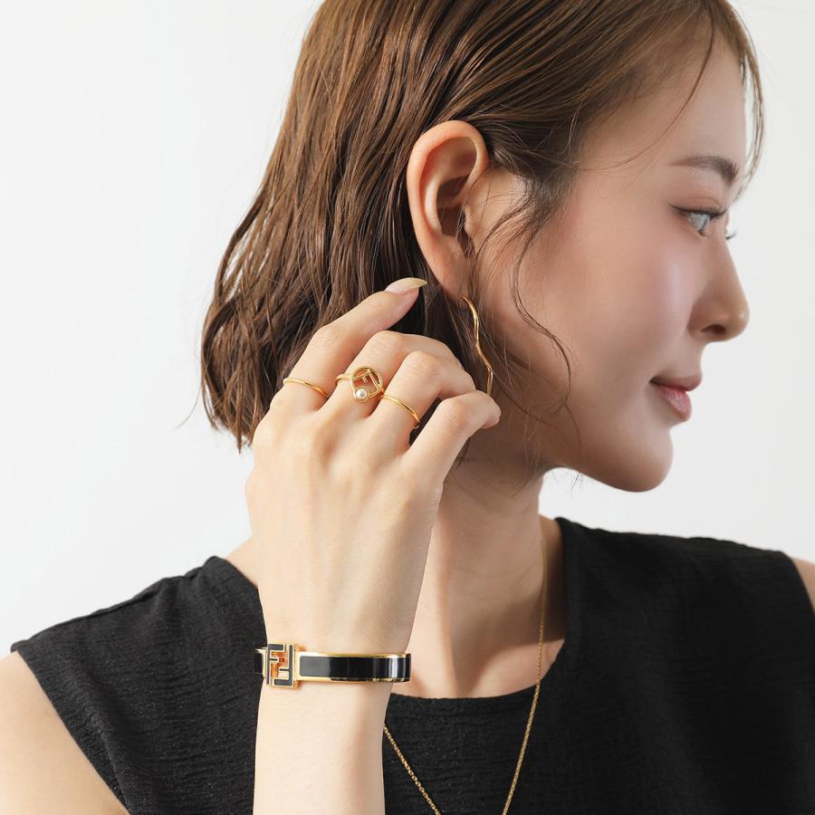 FENDI 指輪 リング FENDI フェンディ リング 8AK182 A5TO レディース ロゴ パール