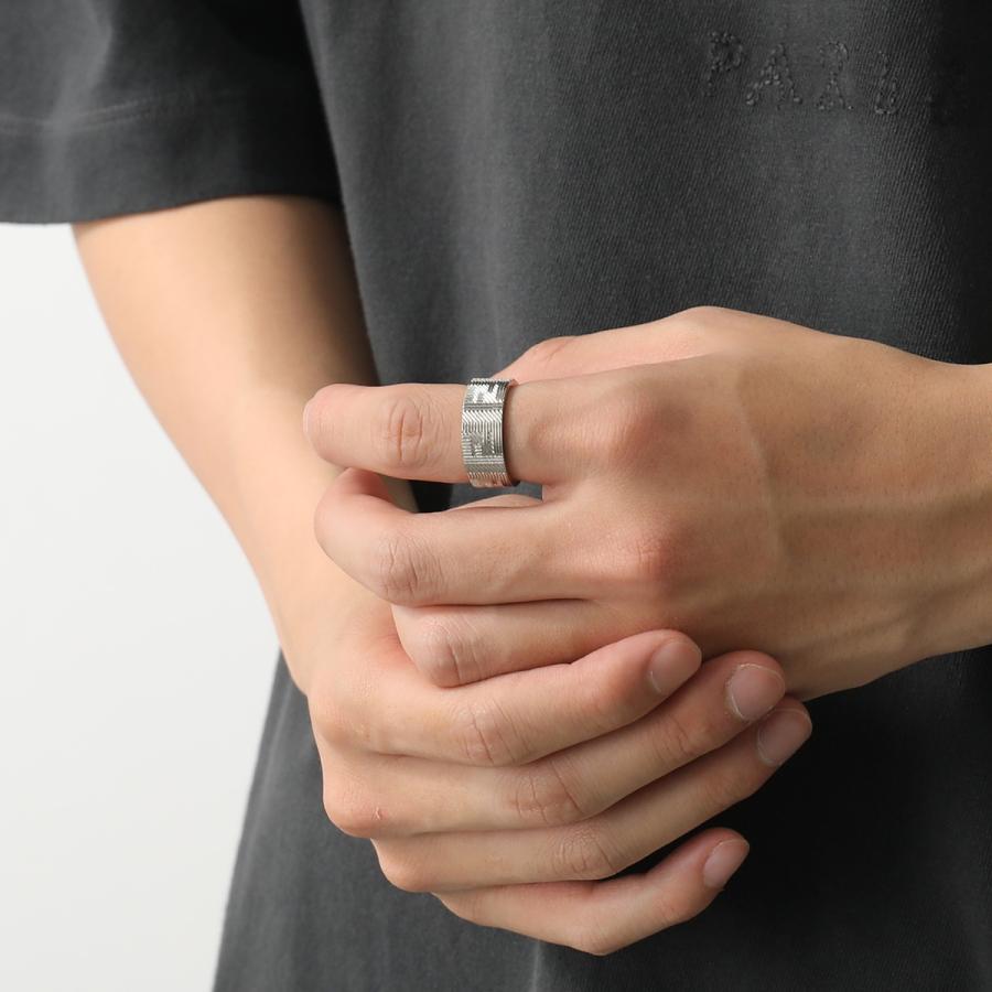 FENDI（フェンディ） リング 7AJ762 B08 メンズ シャドー FFロゴ 指輪