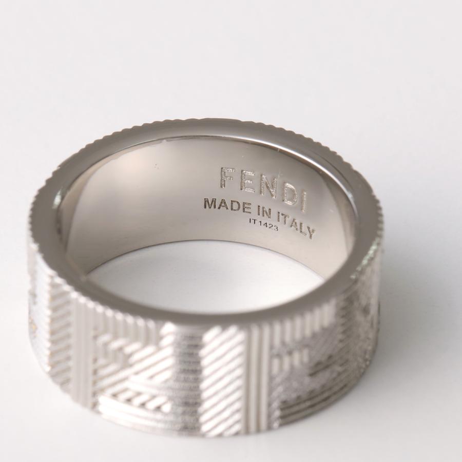 FENDI（フェンディ） リング 7AJ762 B08 メンズ シャドー FFロゴ 指輪