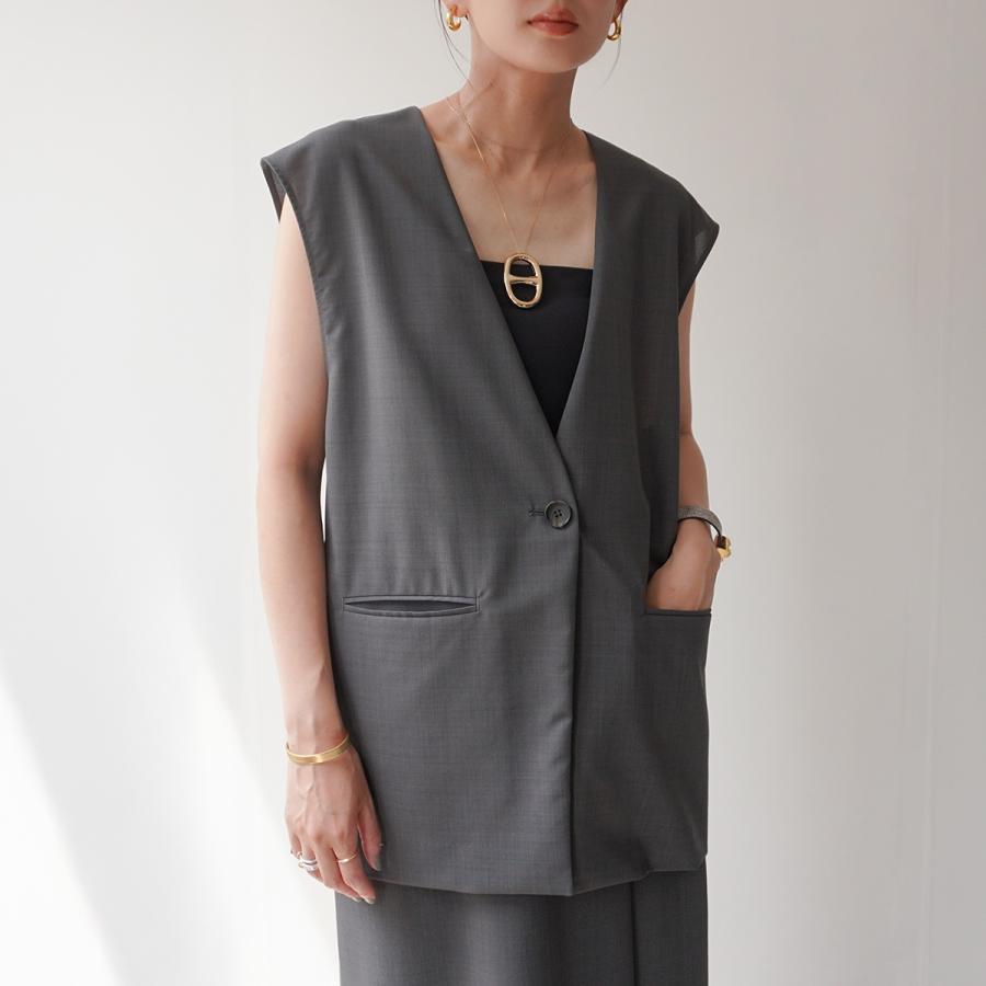 cloche（クロッシェ） クロシェ ジレ ドライジョーゼット 85679