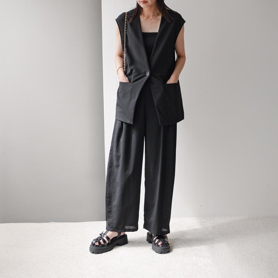 cloche（クロッシェ） クロシェ ジレ ドライジョーゼット 85679
