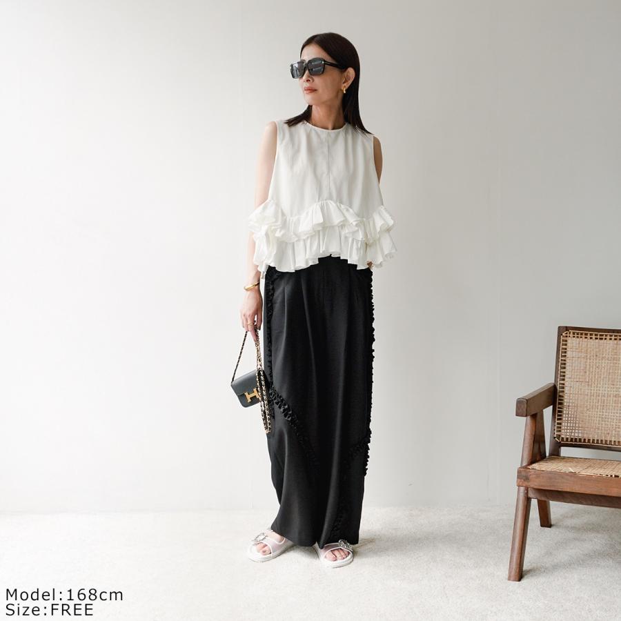 Eimee Law（エイミーロウ） タックパンツ 84107S レディース フリル