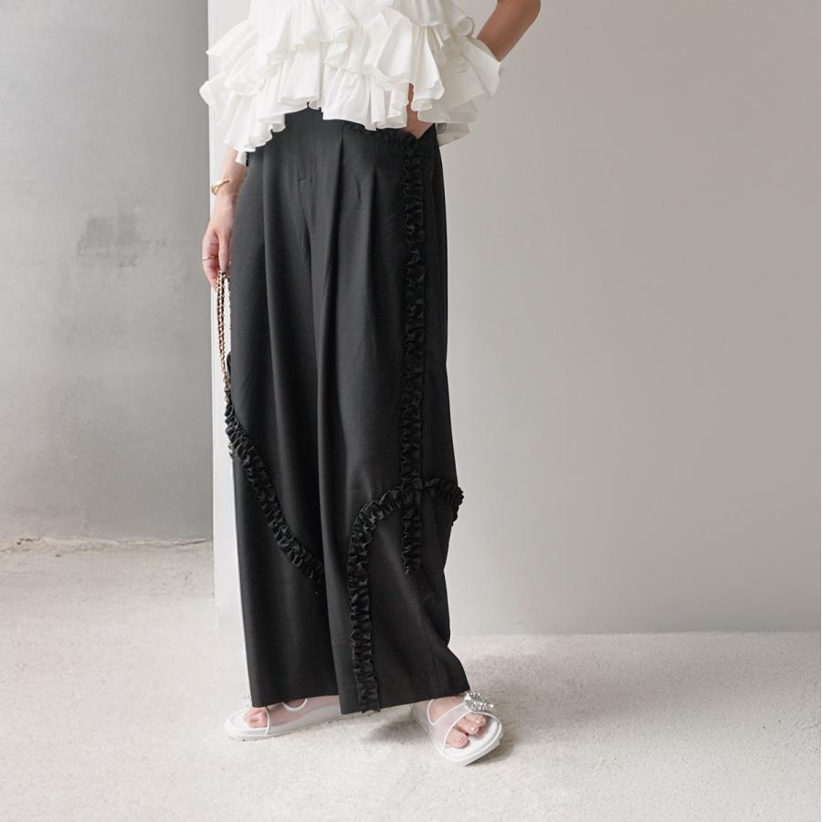 Eimee Law（エイミーロウ） タックパンツ 84107S レディース フリル