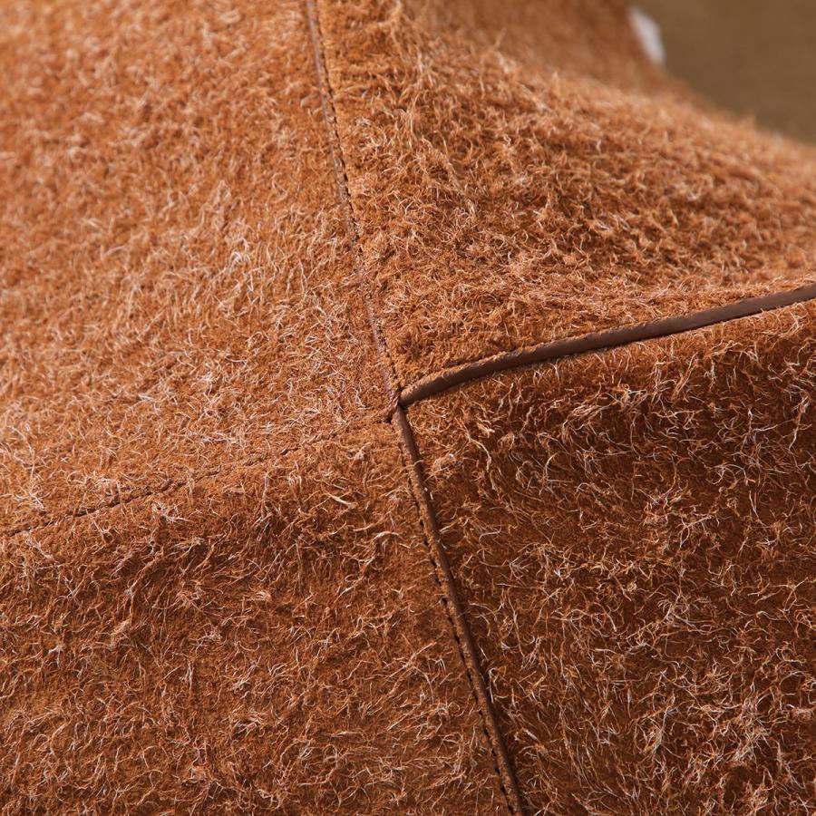 LOEWE（ロエベ） トートバッグ PUZZLE FOLD TOTE LARGE HAIRY SUEDE