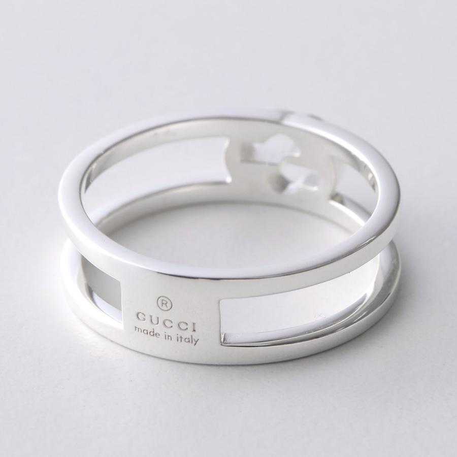 GUCCI（グッチ） リング 797029 J8400 レディース ダブルバンド ロゴ