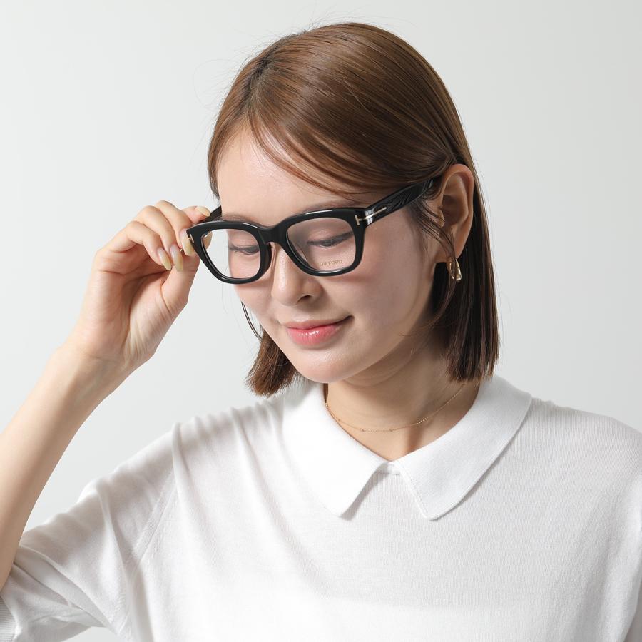 TOM FORD トムフォード メガネ シングルマン TF5178-F FT5178-F メンズ ウェリントン型 セルフレーム フルリム ロゴ 眼鏡 アイウェア 001_5