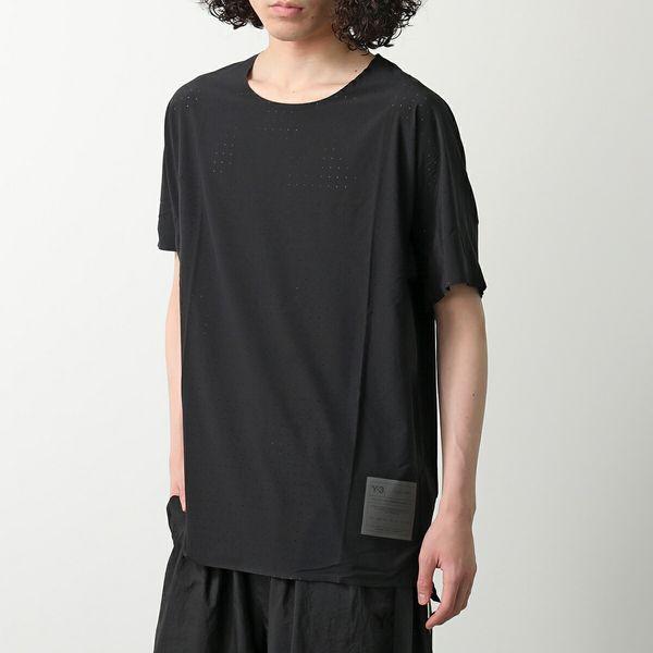 Y-3 ワイスリー 半袖Tシャツ ブラック M 中古・古着通販】Y-3 (ワイスリー) 半袖Tシャツ ブラック サイズ