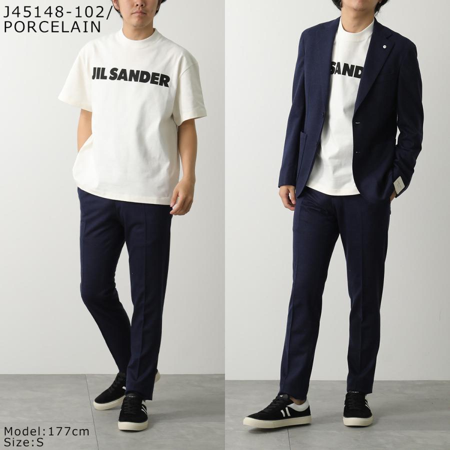 JIL SANDER ジルサンダー Tシャツ J03GC0137 J20243 J45148 メンズ 半袖 カットソー クルーネック ロゴT コットン カラー3色 J03GC0137J45148102の画像
