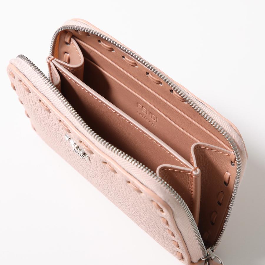 FENDI フェンディ コインケース PEEKABOO ピーカブー 8M0313 AURN レディース カードケース ミニ財布 小銭入れ レザー カラー4色の画像