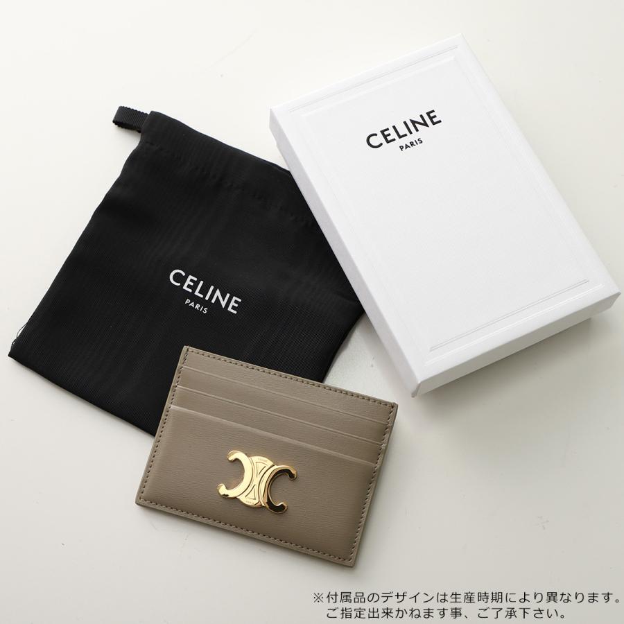 【未使用】CELINE セリーヌ　ケース CELINE (セリーヌ) トリオンフ カーフスキン カードケース