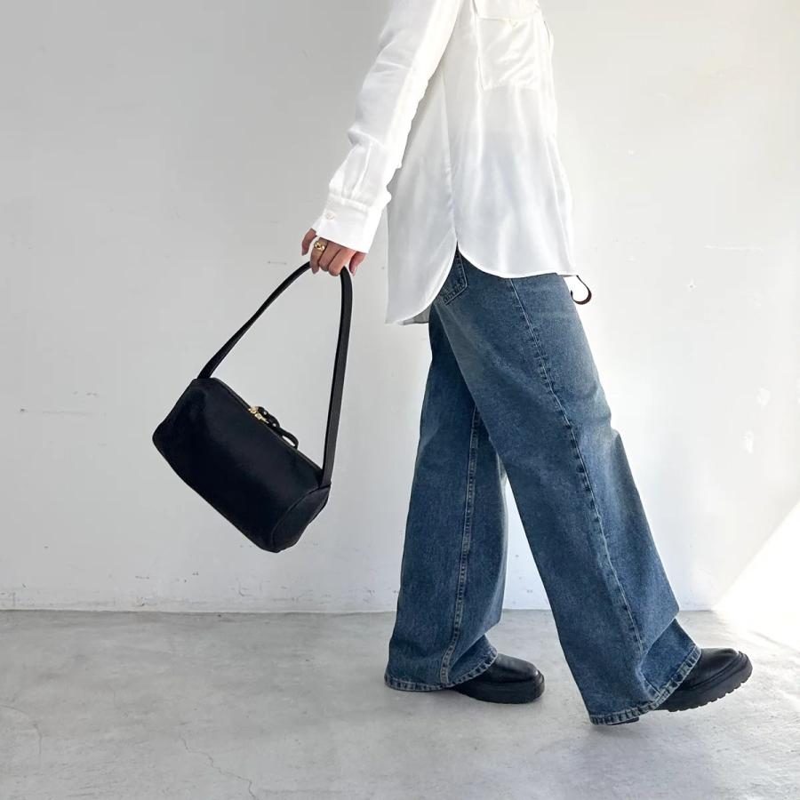 Ampersand バッグ Ampersand brushed canvas leather shoulder bag(N) | whispermusee