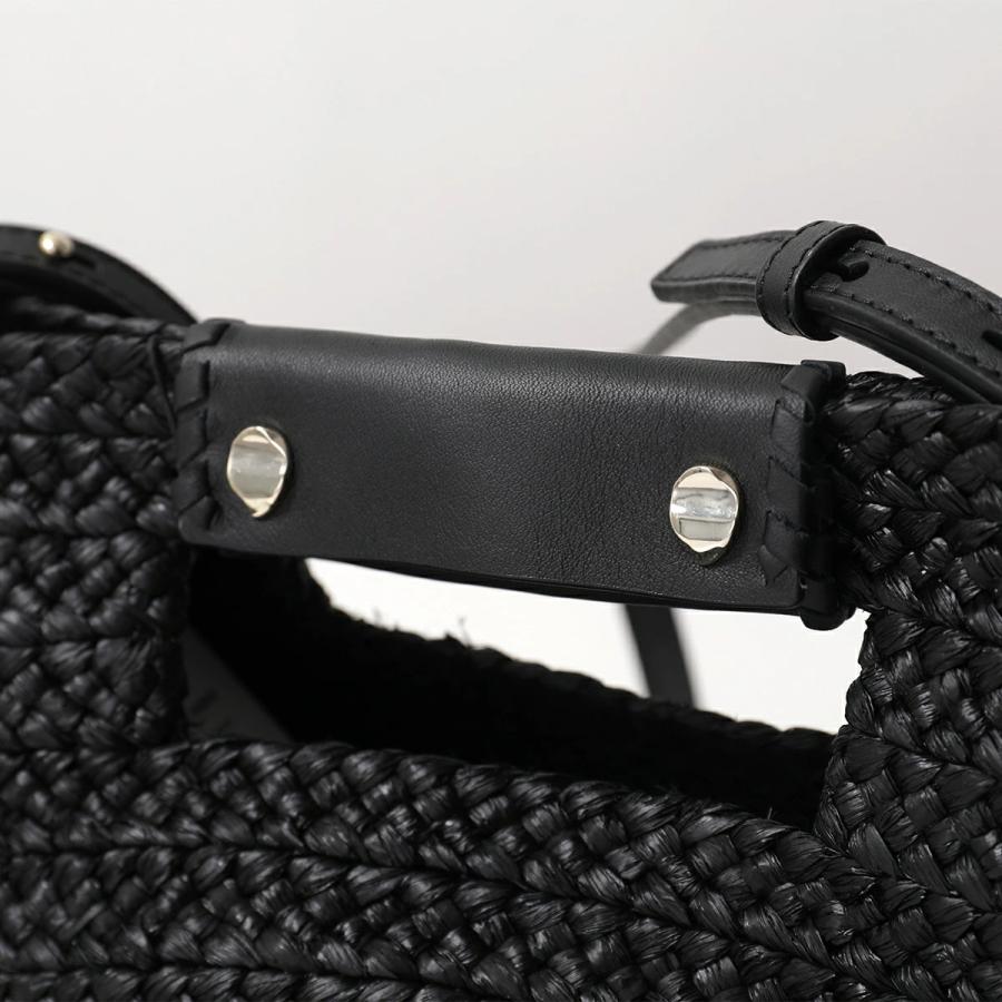 【極美品】ヘレンカミンスキー 2way レザー トートバッグ チャーム付 黒 Helen Kaminski（ヘレンカミンスキー） かごバッグ REMI TOTE MINI