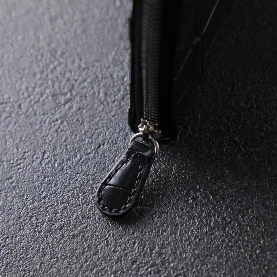 新品 RODANIA リアルクロコダイル ラウンドファスナー 長財布 ピンク RODANIA The R ザアール リアルクロコダイル 長財布 203 メンズ