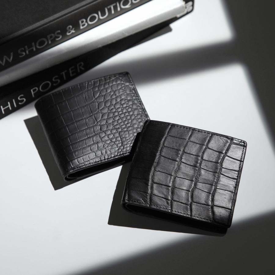 RODANIA（ロダニア） The R ザアール リアルクロコダイル 二つ折り財布