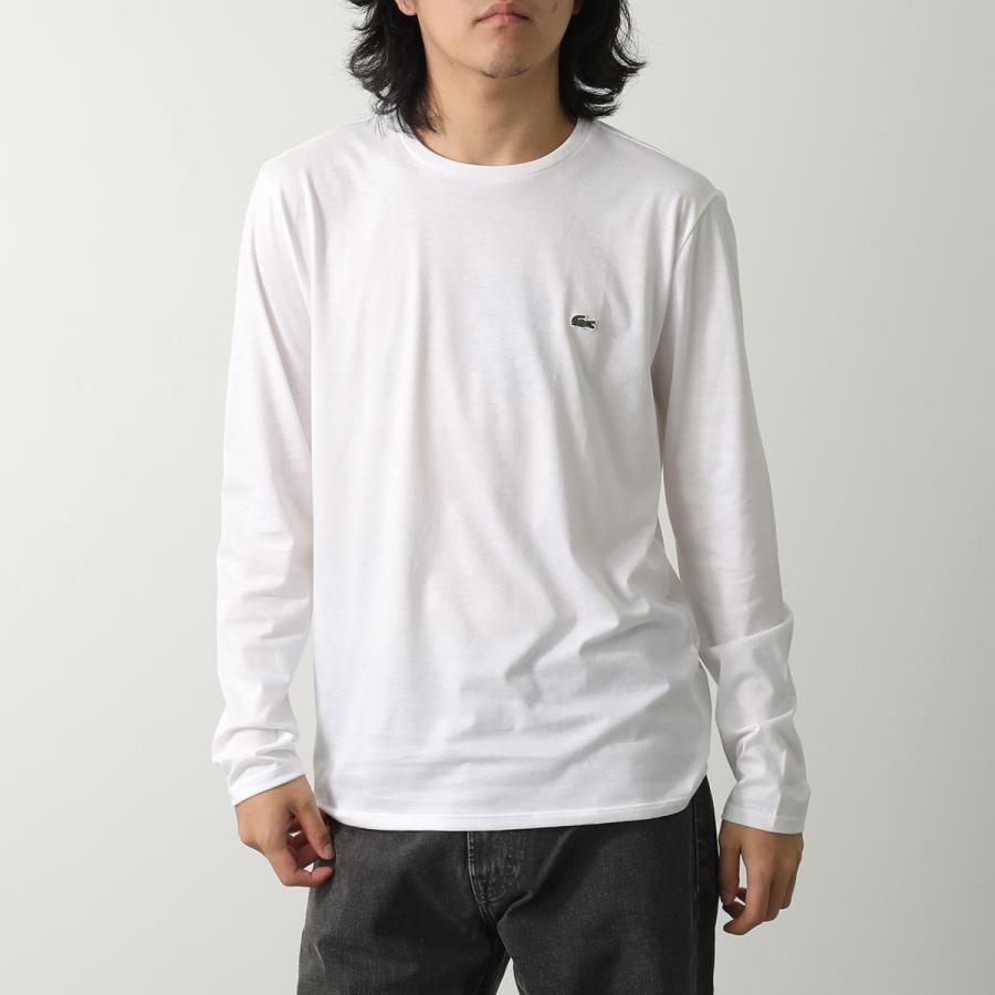 Lacoste ライトグレー 長袖カットソー クラシックフィット ビッグピケ ロングスリーブTシャツ（Tシャツ