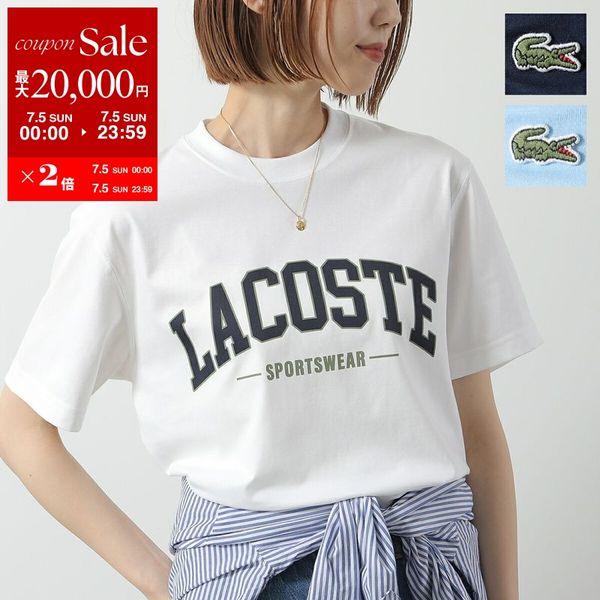 【新品未使用タグ付き】 LACOSTE ラコステ アウトドア　半袖ポロシャツ　L LACOSTE（ラコステ） Tシャツ TH6565 レディース 半袖 カットソー