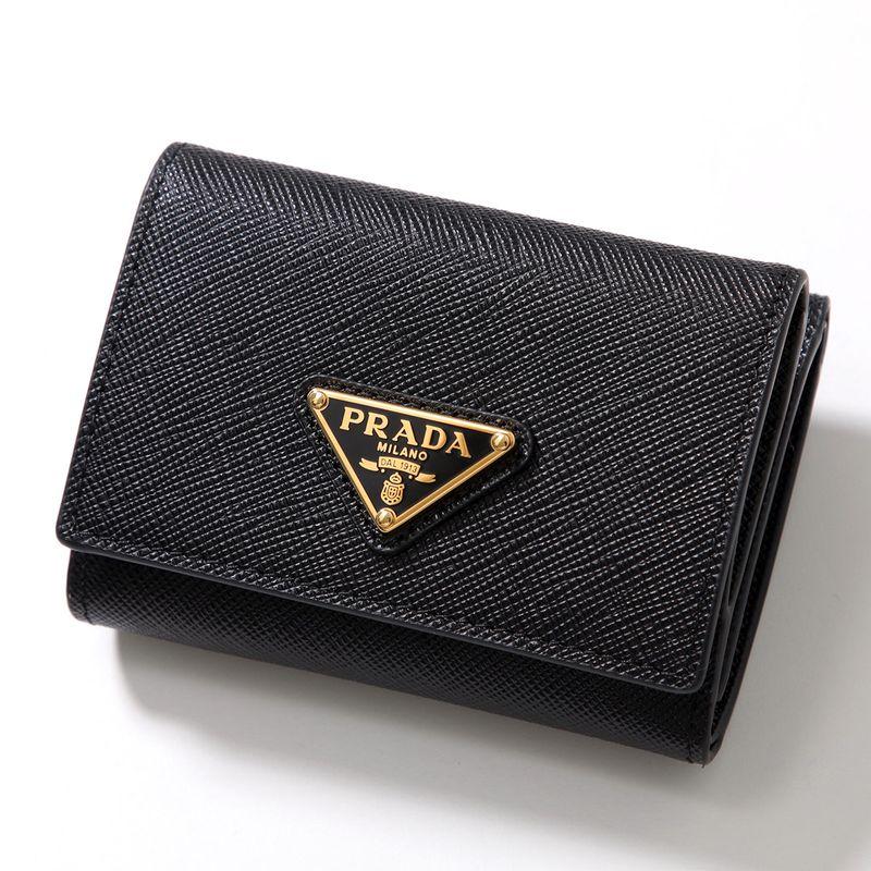 PRADA（プラダ） 三つ折り財布 1MH042 QHH レディース サフィアーノ