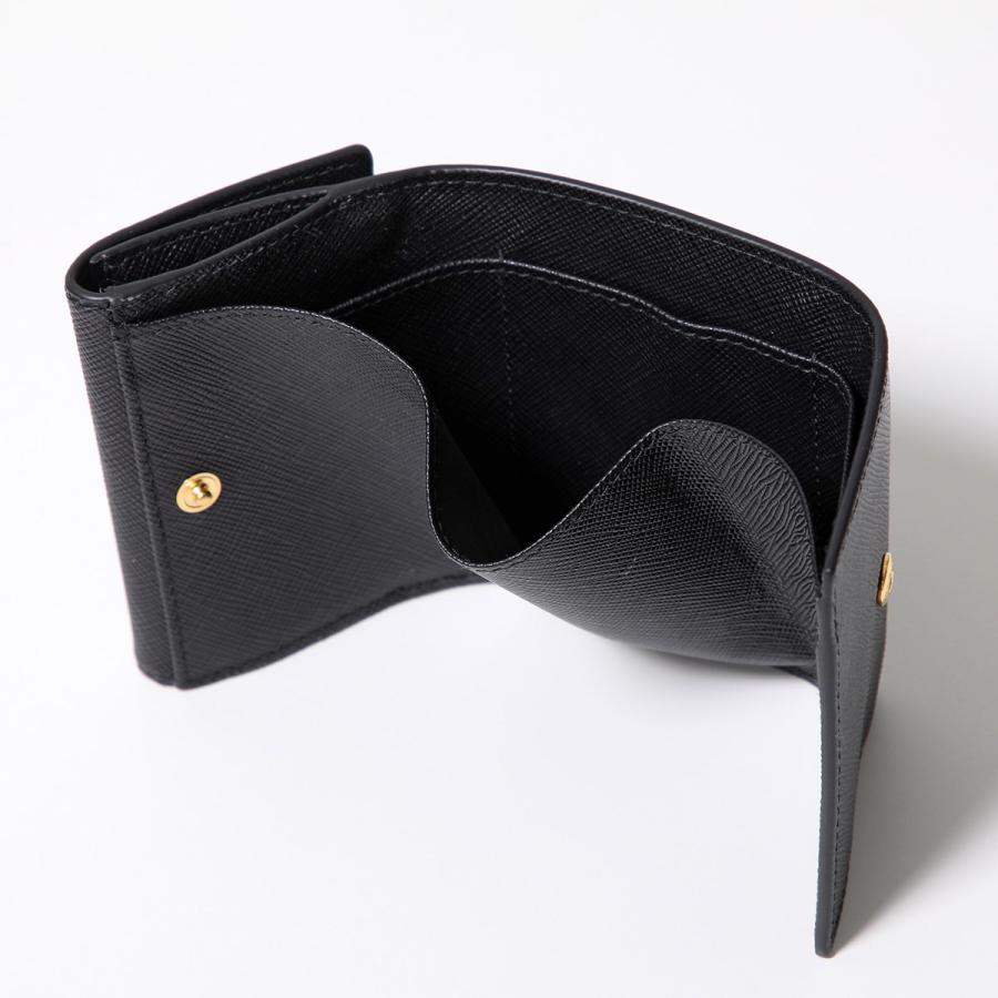 PRADA プラダ 三つ折り財布 1MH042 QHH レディース サフィアーノ レザー トライアングルロゴ ミニ財布 カラー2色 1MH042_QHH_F0002の画像