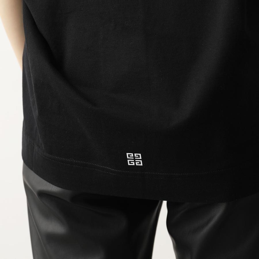 GIVENCHY ジバンシー 半袖 Tシャツ リバース スリムTシャツ XS A GIVENCHY (ジバンシィ) リバースロゴ クルーネック 半袖 Tシャツ