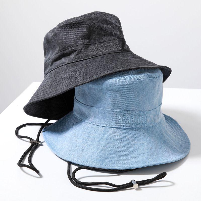 GANNI（ガニー） バケットハット FISHERMAN BUCKET HAT DENIM A5753