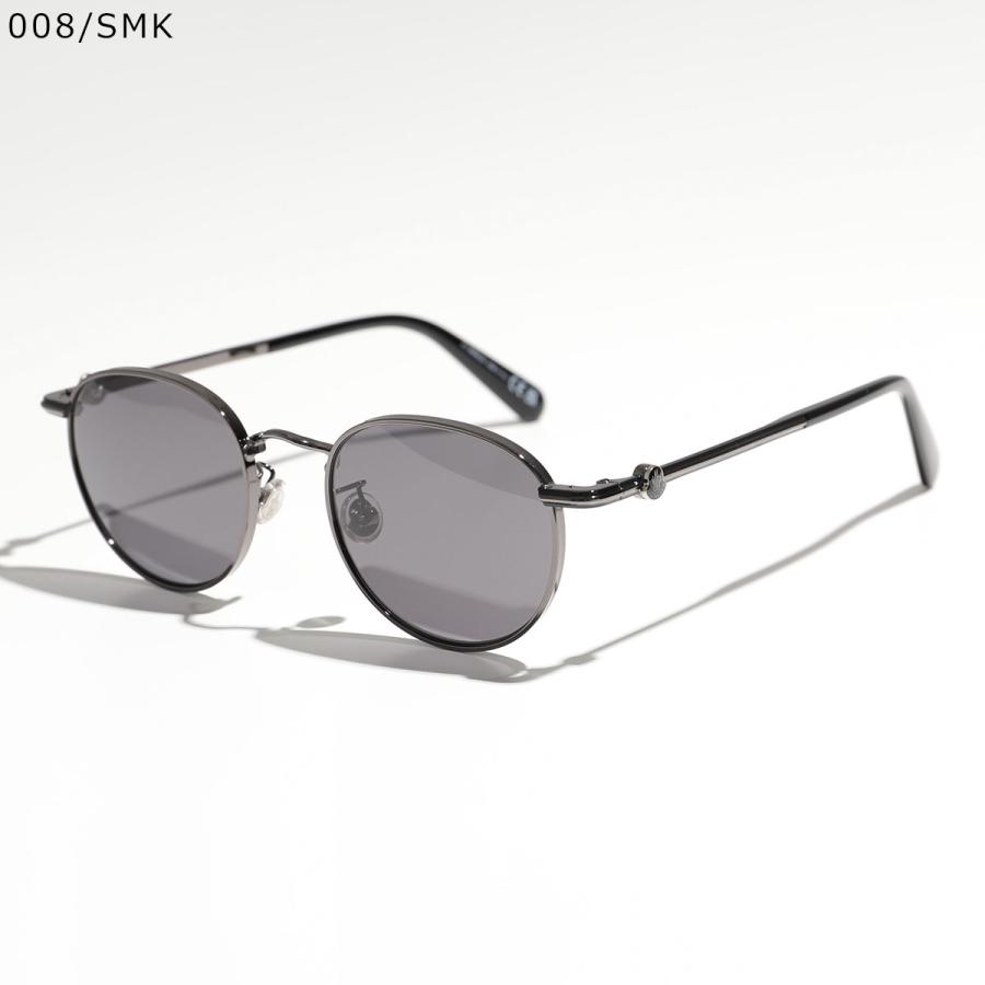 新品 MONCLER オーバル サングラス ML5204-H ガンメタル グレー MONCLER（モンクレール） メガネ ML5204-H レディース クリングス