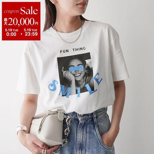 プランシー プリント Tシャツ カットソー 半袖 S 白 ホワイト Plan C - PLAN C プランシー Tシャツ・カットソー XS 白 【古着