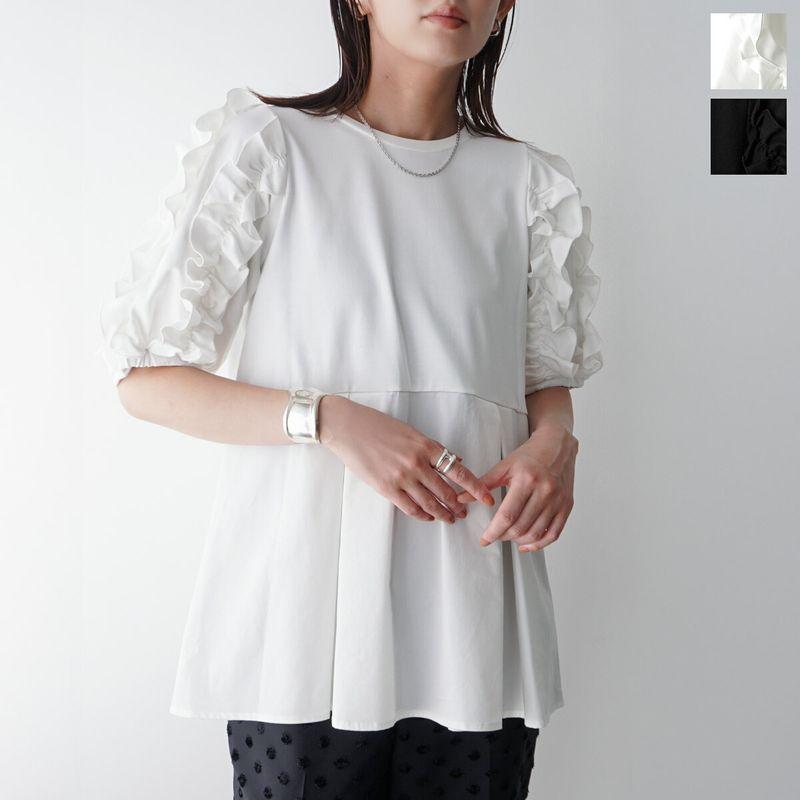 HERENCIA（ヘレンチア） カットソー H525140 レディース フリル タック