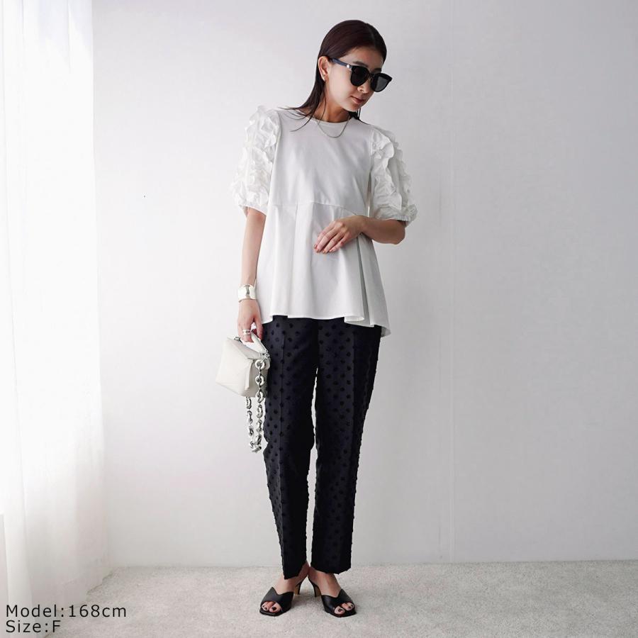 HERENCIA（ヘレンチア） カットソー H525140 レディース フリル タック