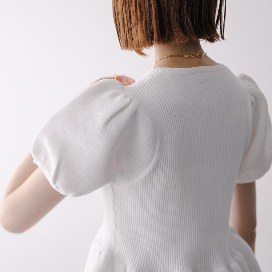 PICCIN（ピッチン） ニット 906500 レディース パフスリーブ ペプラム 