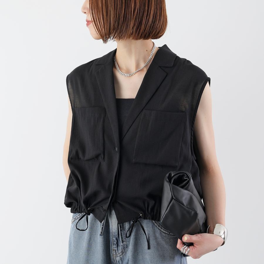 CHIGNON（シニヨン） ベスト 4853-347MK レディース ワークテーラード