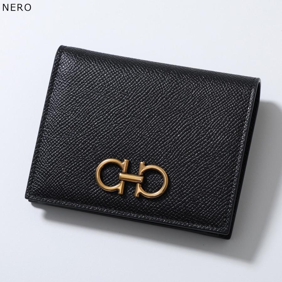 FERRAGAMO（フェラガモ） 二つ折り財布 THE GANCINI ガンチーニ 22D780