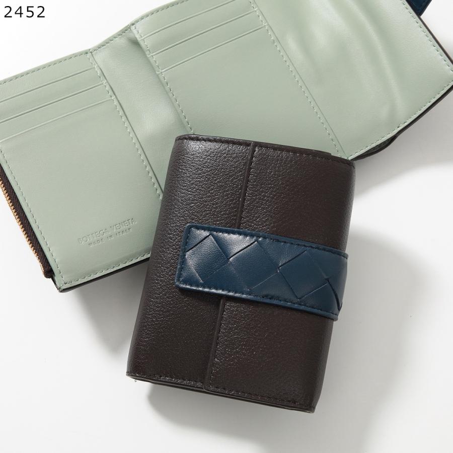 いっちゃん✨ ボッテガヴェネタ カセット ミニ財布 濃茶 リング付き BOTTEGA VENETA（ボッテガ・ヴェネタ） 三つ折り財布 タグ 796868