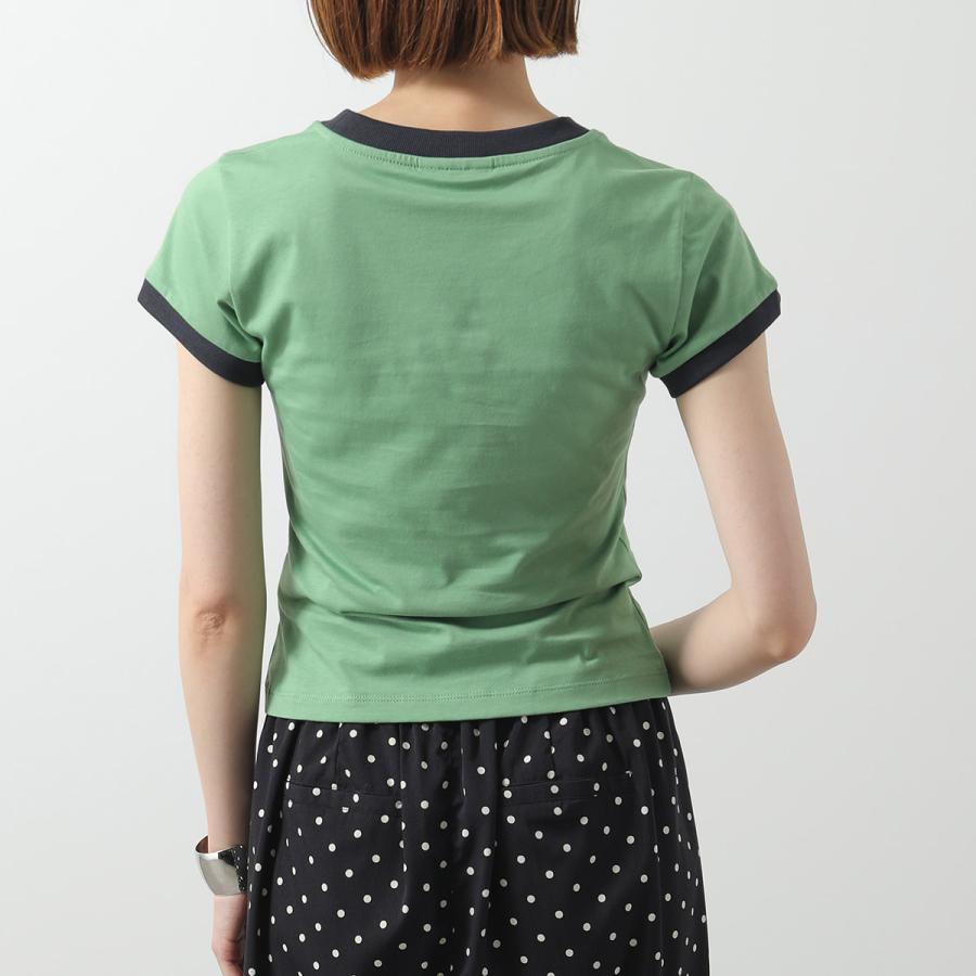 ガニー プリントカットソー S  レディース グリーン/緑【中古】【新入荷】 ● 中古・古着通販】GANNI (ガニー) GANNI ミディワンピース ホワイト