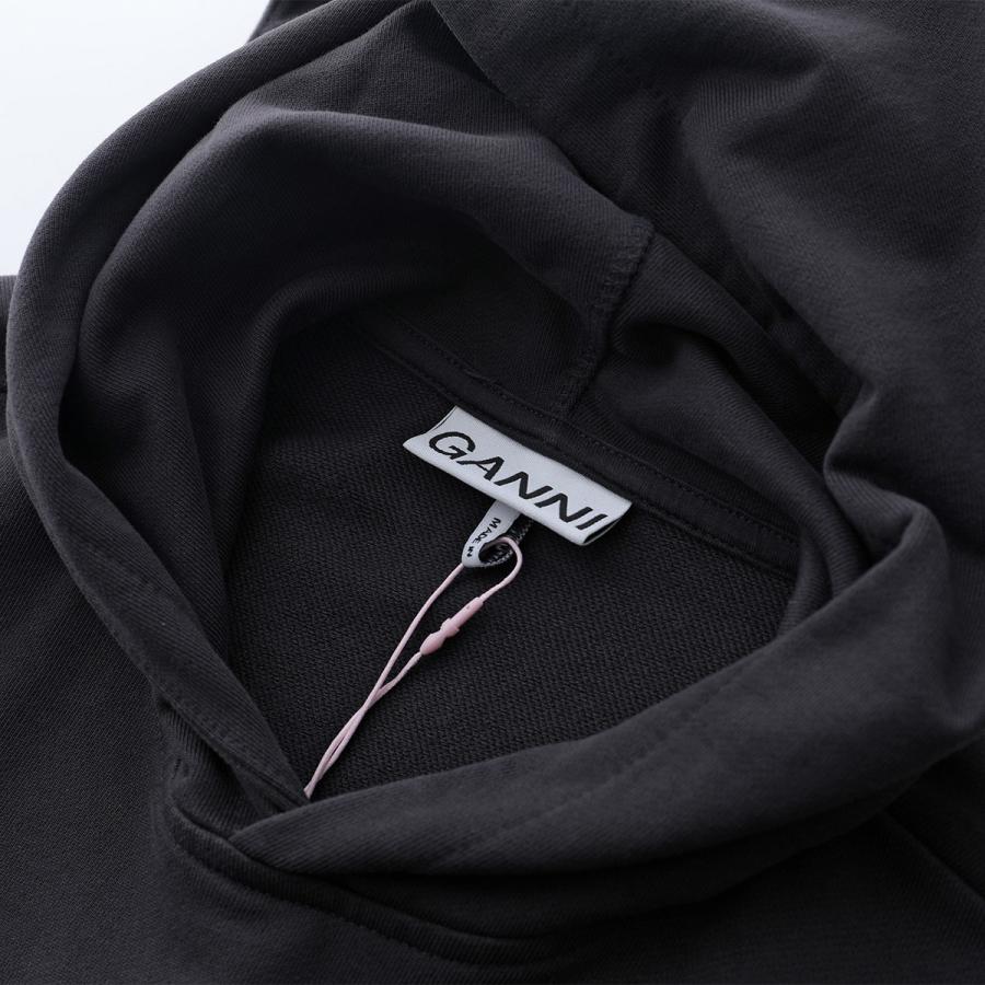 GANNI（ガニー） パーカー Isoli Oversize Animals Crop Hoodie T4270