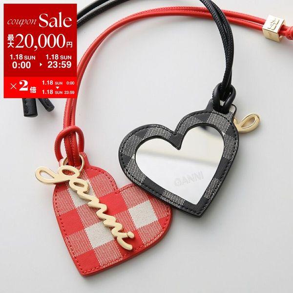 GANNI（ガニー） バッグチャーム Ganni Bou Heart Mirror A6762 A6764