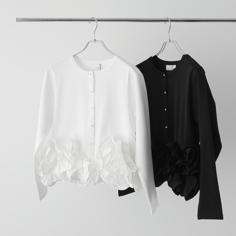 Mewl（ミュール） カーディガン M252-95200 レディース フリル ニット