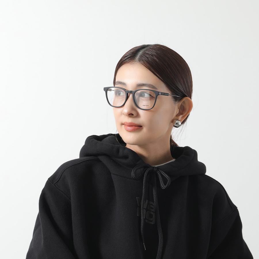 PRADA（プラダ） メガネ VPR 19Z メンズ ウェリントン型 セルフレーム